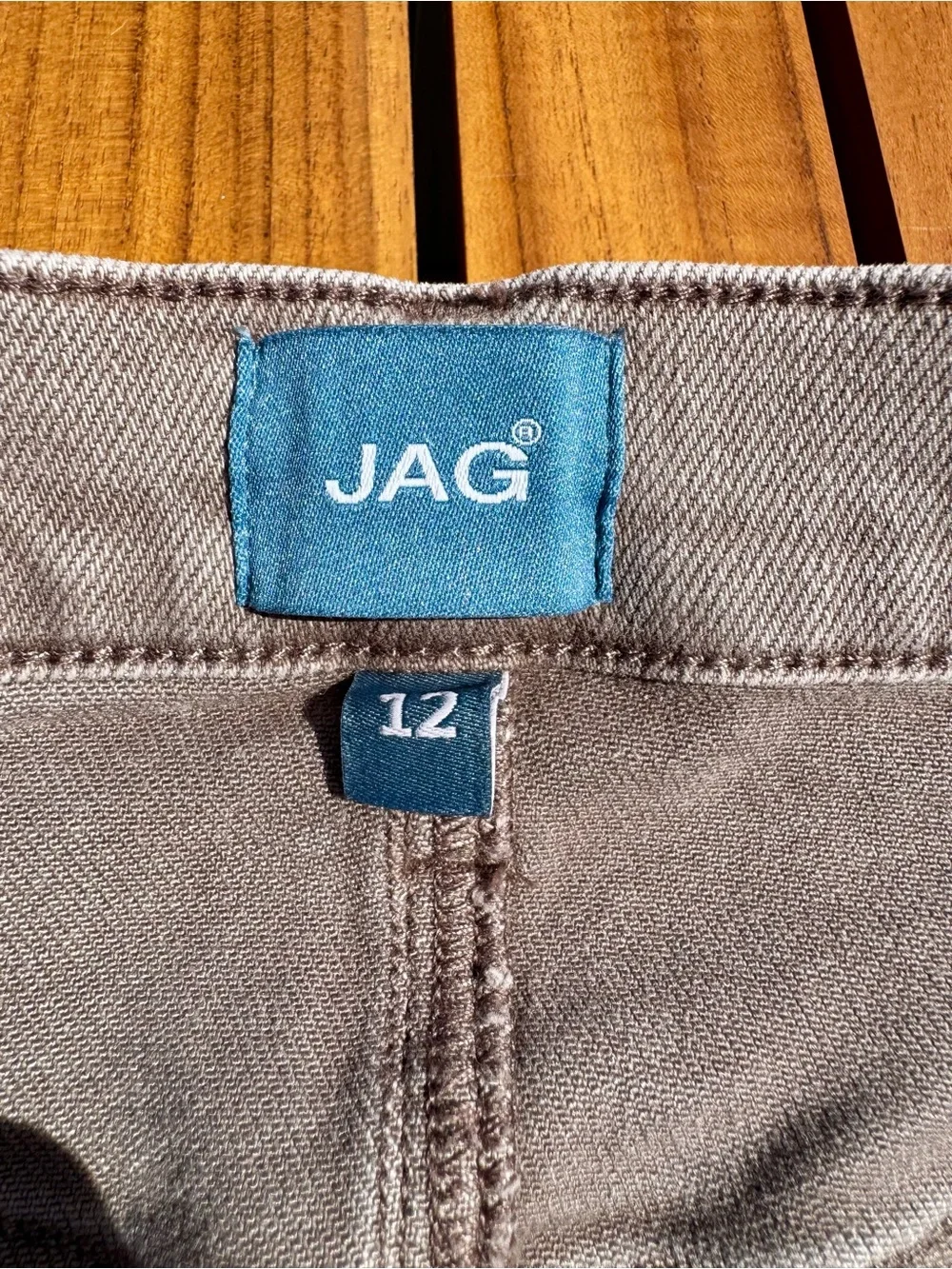 Jag Jeans Women’s Skinny Jeans — Light Taupe Stretch